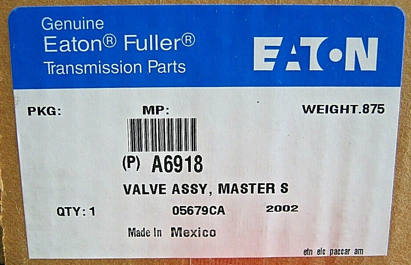 ~NEW GENUINE EATON FULLER TRANSMISSION 18 SPEED SHIFT KNOB MASTER VALVE ASSEMBLY