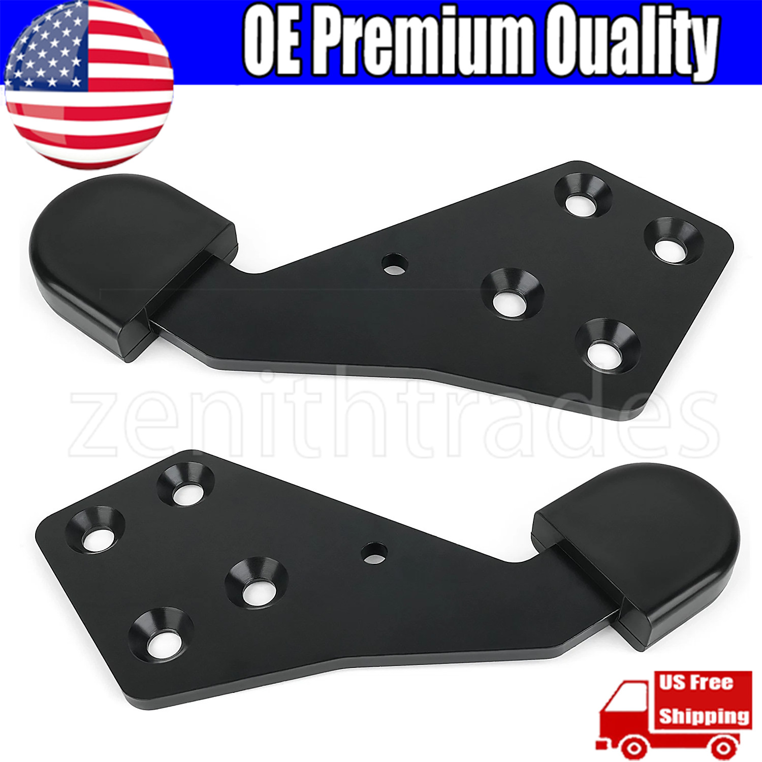 For Select International Trucks Hood Guide Poly Left+Right HLK2733L HLK2733R