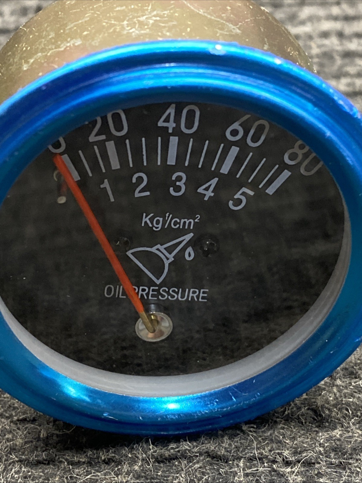 J&N 640-01022 Oil Pressure Gauge Mechanical, 0 80