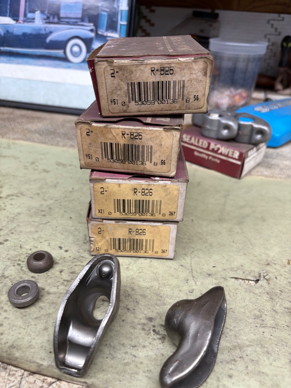 SEALED POWER R826 ROCKER ARM 8 OF THEM