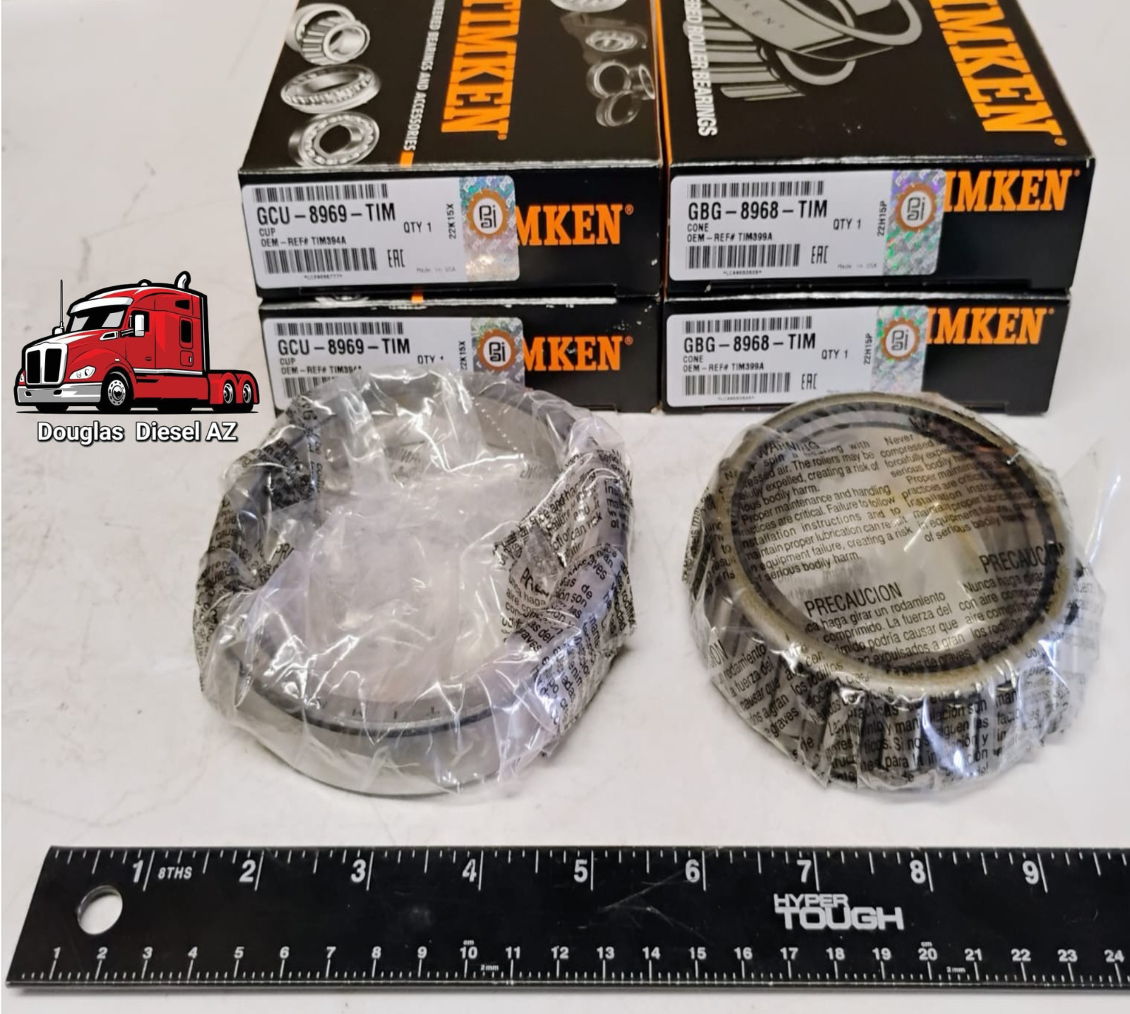 BULL GEAR BEARING KIT for 12.7L Series 60. PAI # 681815. Ref. # DETROIT 8929430