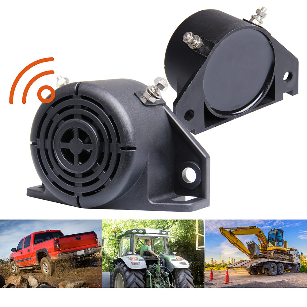 Universal 102DB Backup Warning Alarm Beeper Reversing Horn Fit For Heavy Vehicle