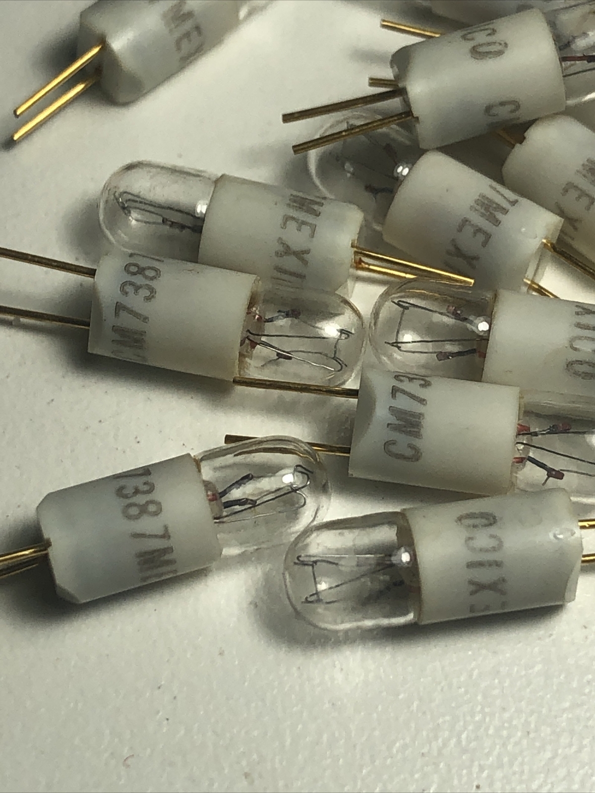 Miniature Incandescent Lamp Bulb, CM7387 LOT OF 20