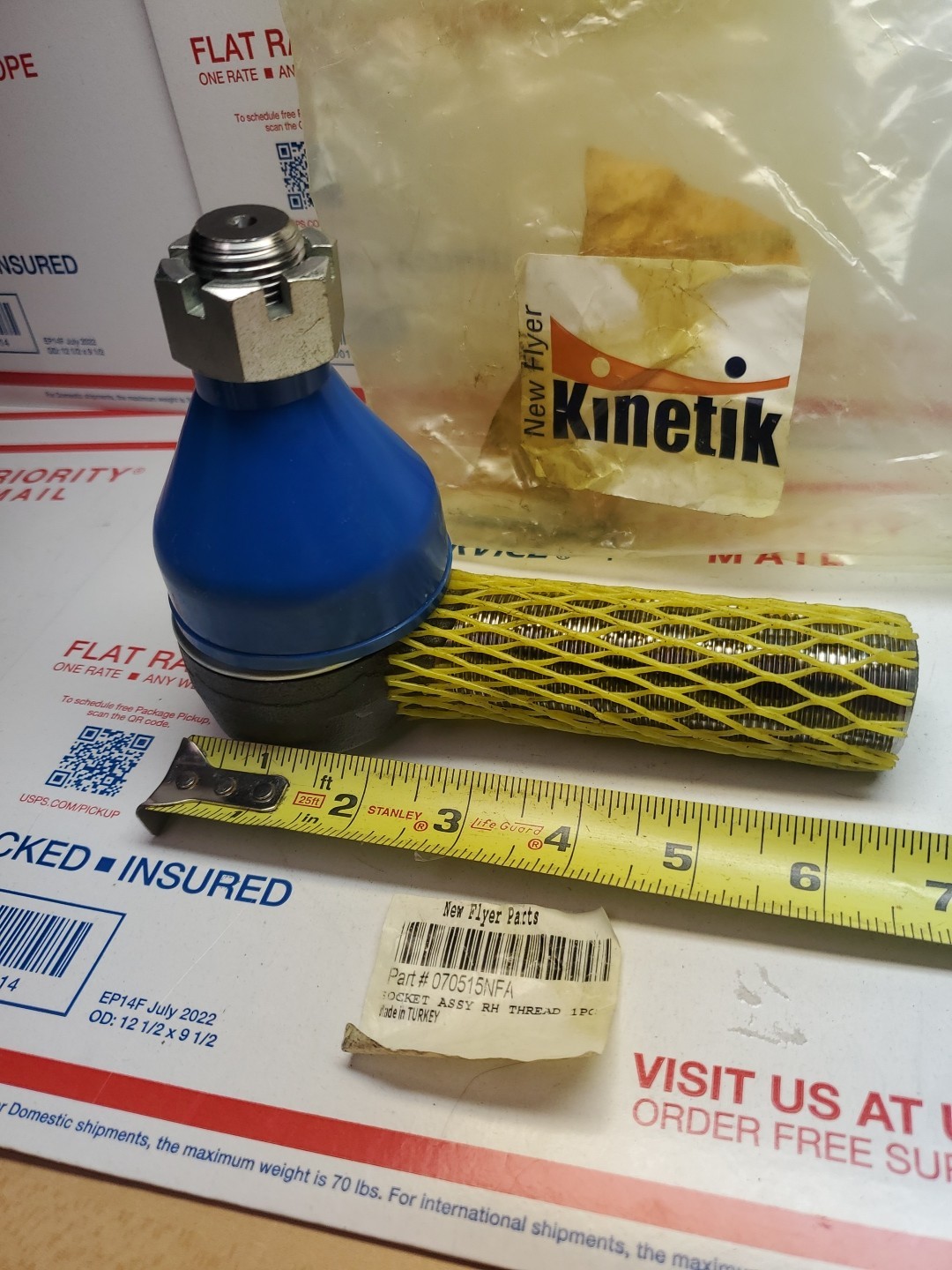 New Flyer (TRW) 070515 Tie Rod End Socket Asm, RH Thread. Ref 070515NFA NEW, G6