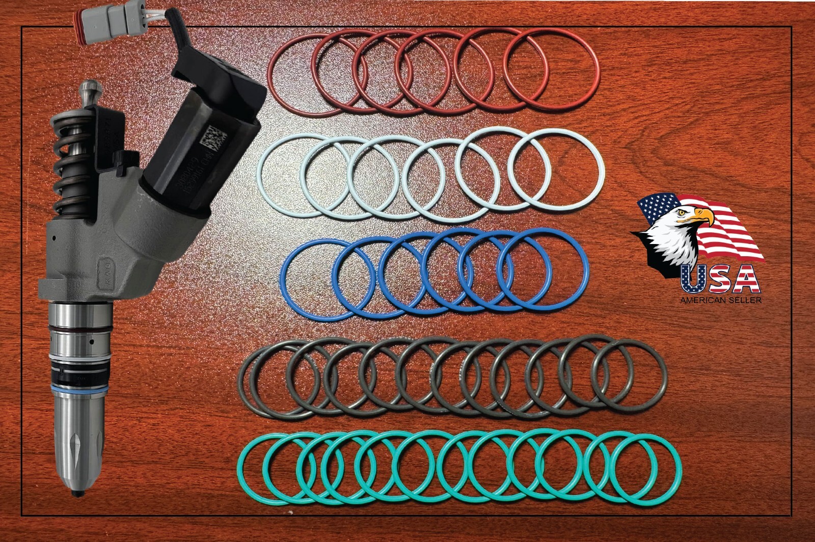 Cummins O-Ring for Cummins ISM/M11 Injectors Kit Set of 6 (External & Internal)