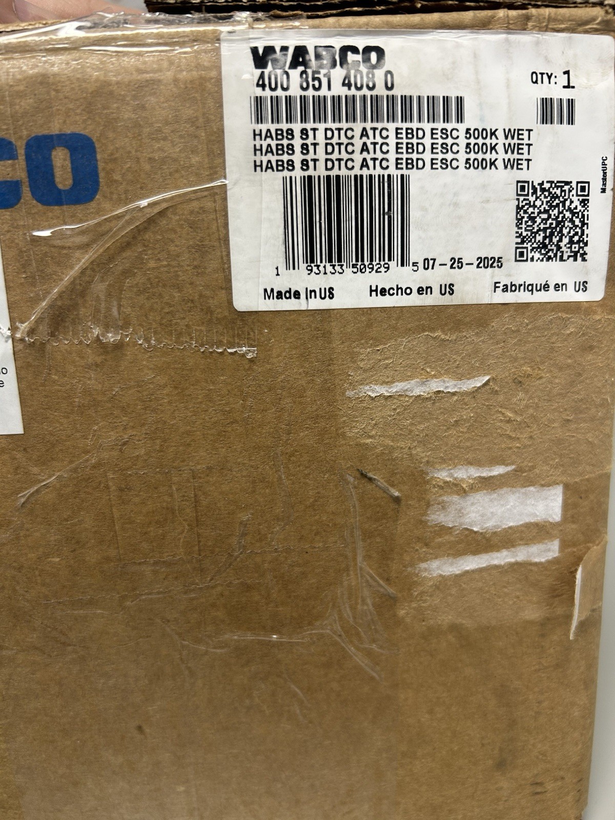 Wabco Hyd Abs Valve 400-851-408-0