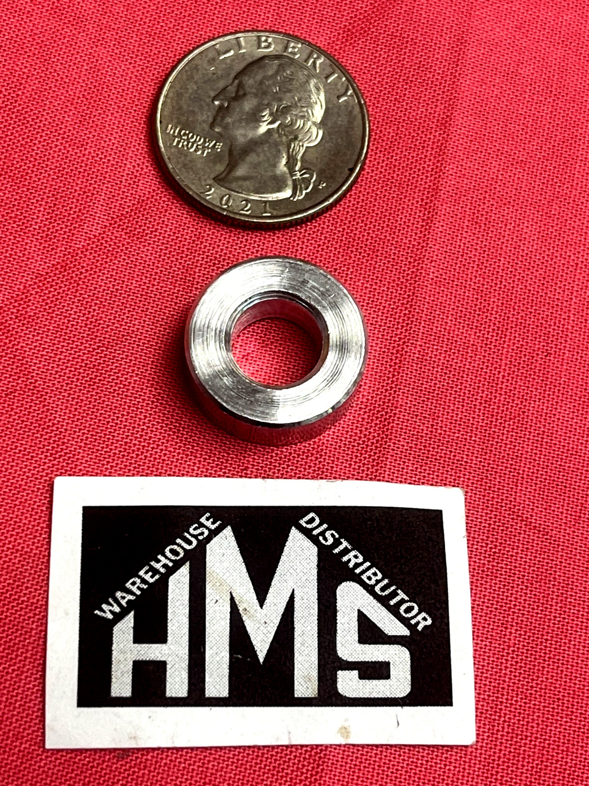 23-12240-025 FREIGHTLINER SPACER – ALUMINUM, .375 ID, .75 OD X .25