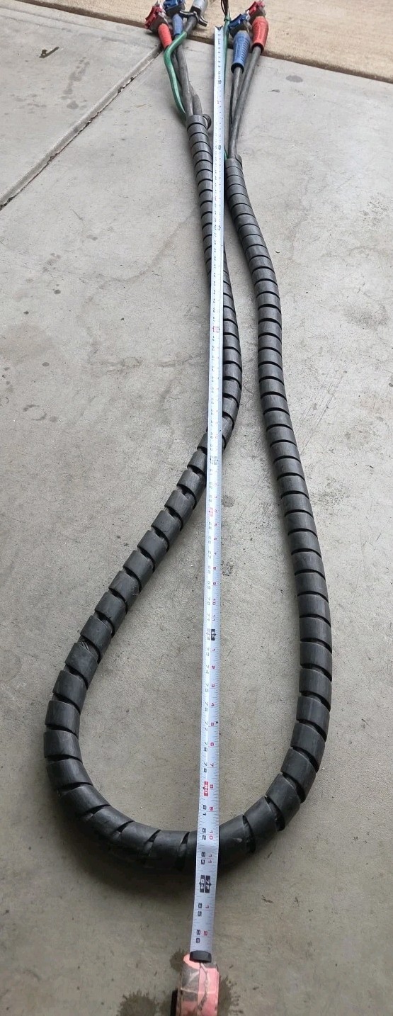 Tectran 22302 ABS Air Powerline 15ft 3n1 Red/blue Hose 13A1501