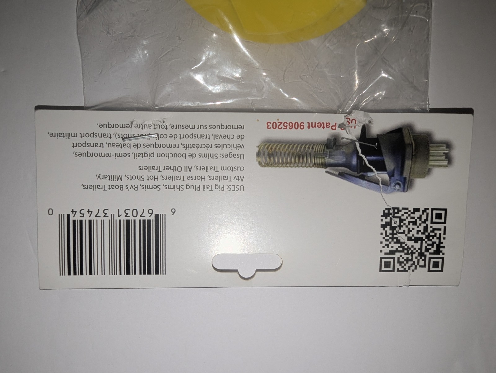 Sure Shim Pigtail Plug Safety Shim Kit Secure Electrical Connection All Trailers