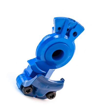 Tramec Sloan 441078 Powder Coated Aluminum Gladhand, Service, Blue Poly Seal, Ca