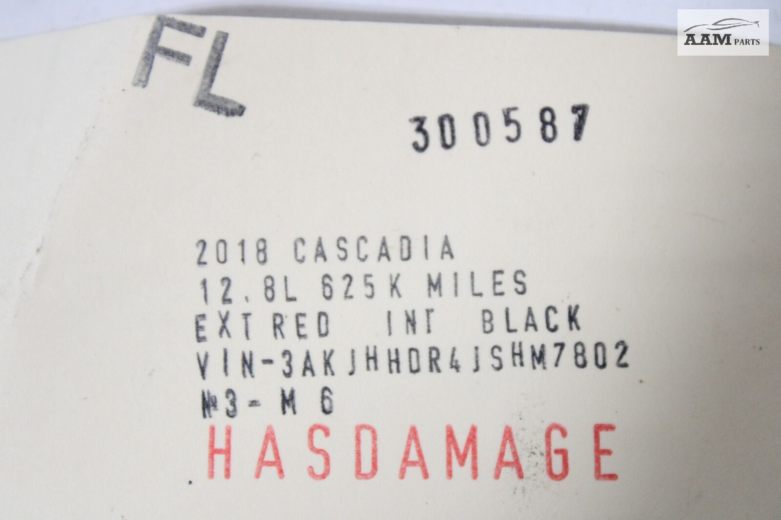 2018-24 FREIGHTLINER CASCADIA FRONT LEFT DRIVER SIDE DOOR WEATHERSTRIP SEAL OEM