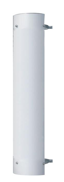 6″ 180° Stainless Steel Exhaust Muffler Shield – Plain