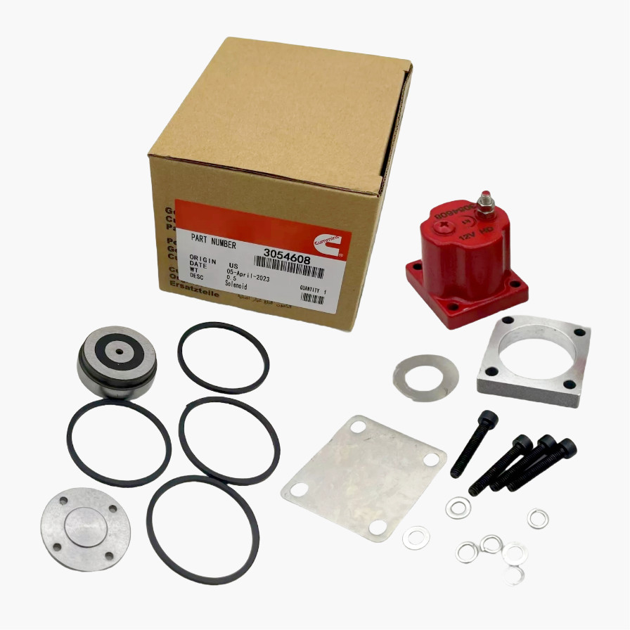 Fuel Shutoff Valve Set 3054608 Fits for Cummins N14 180204 209940 Solenoid