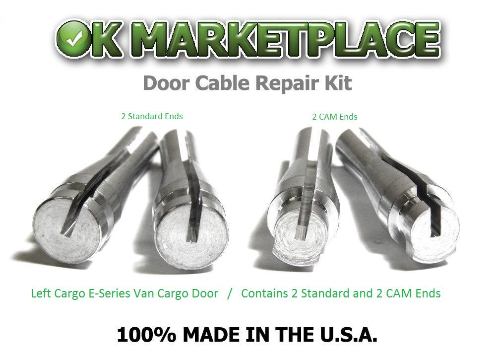 Kit para Reparar Cables de Puerta IZQUIERDA – 92 a 13 Ford E150, E250, E350 2B2A