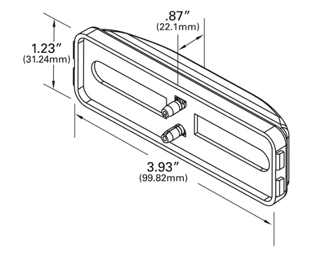 Qty 2**Grote G1902 Red LED Clearance Marker Light