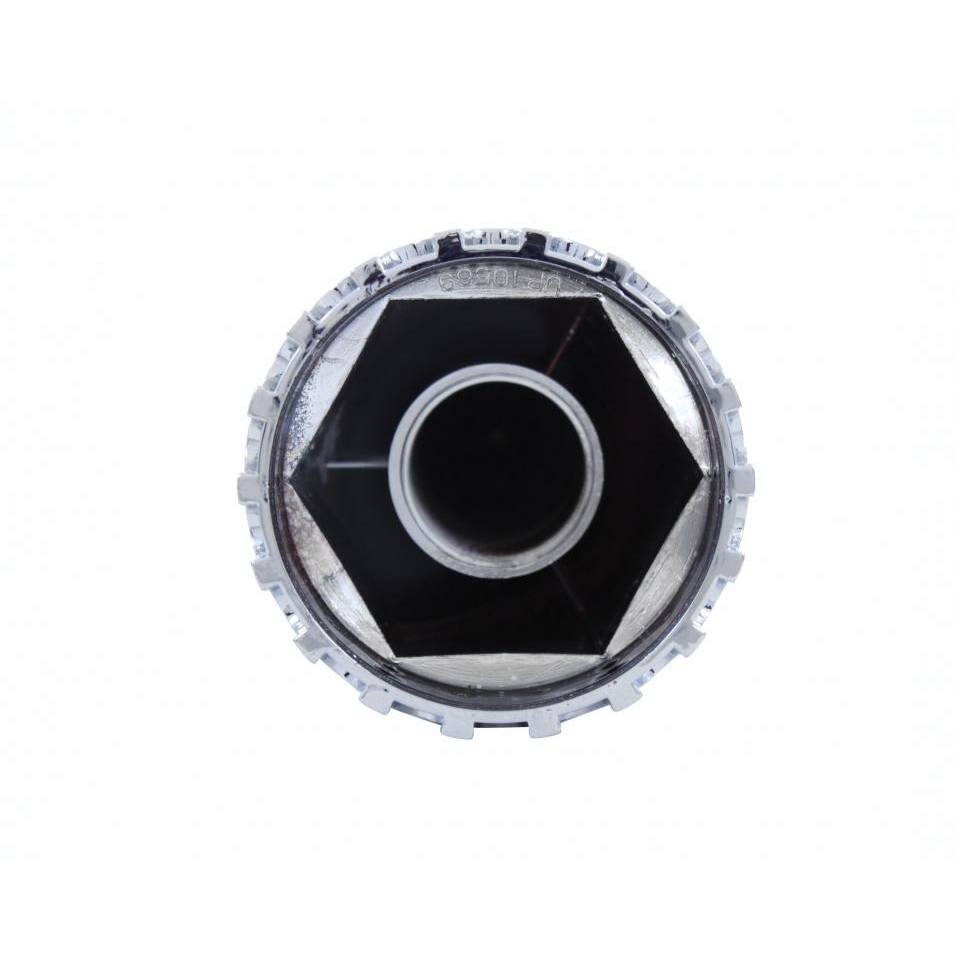 Chrome Plastic Spike 33mm Screw On Lug Nut Cover 20 Pack