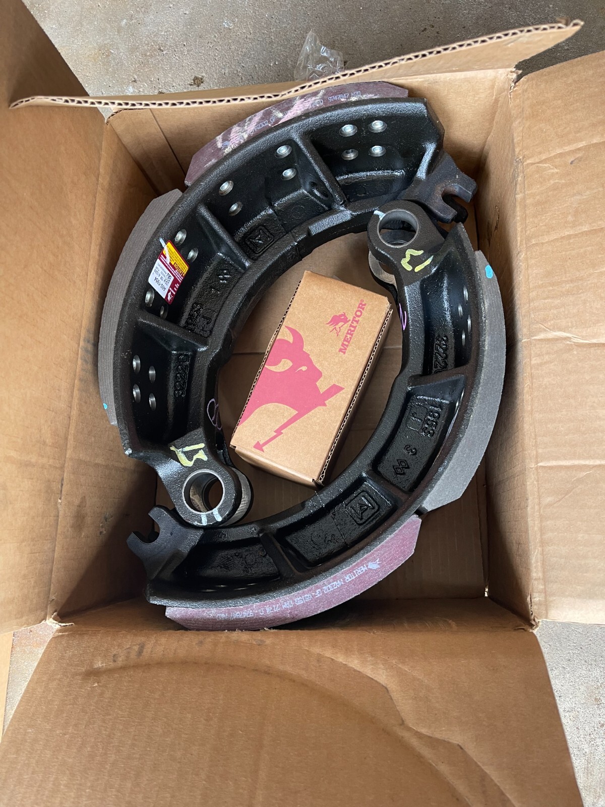 New KSMA23024515PC Meritor Brake Shoe 4515PC Heavy Duty Cast Iron Brake Shoes