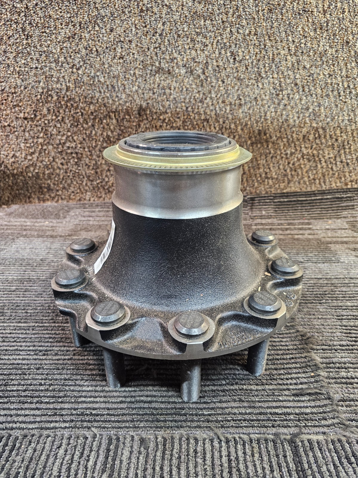 ConMet 10033018 10-Lug Front Steer Wheel Axle Hub w/ 3.46″ Studs, Cast Iron