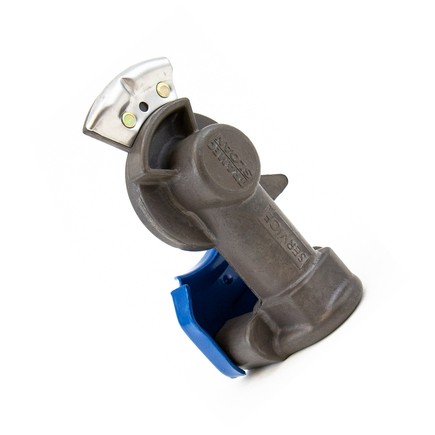 Tramec Sloan 36101 Anodized Standard Gladhand, Service, Rubber Seal
