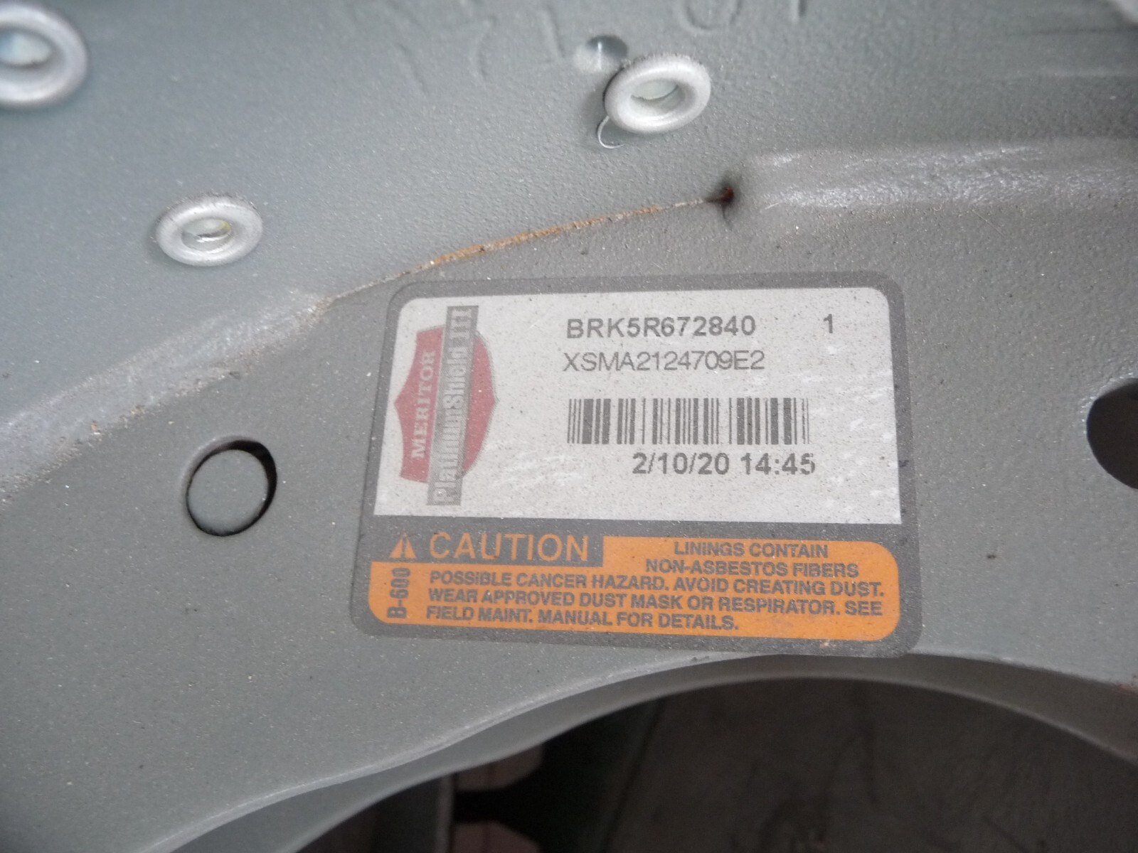 Semi Truck Single Axle Brake Parts ABP N42A1657B Alliance Merritor BRK2R688588