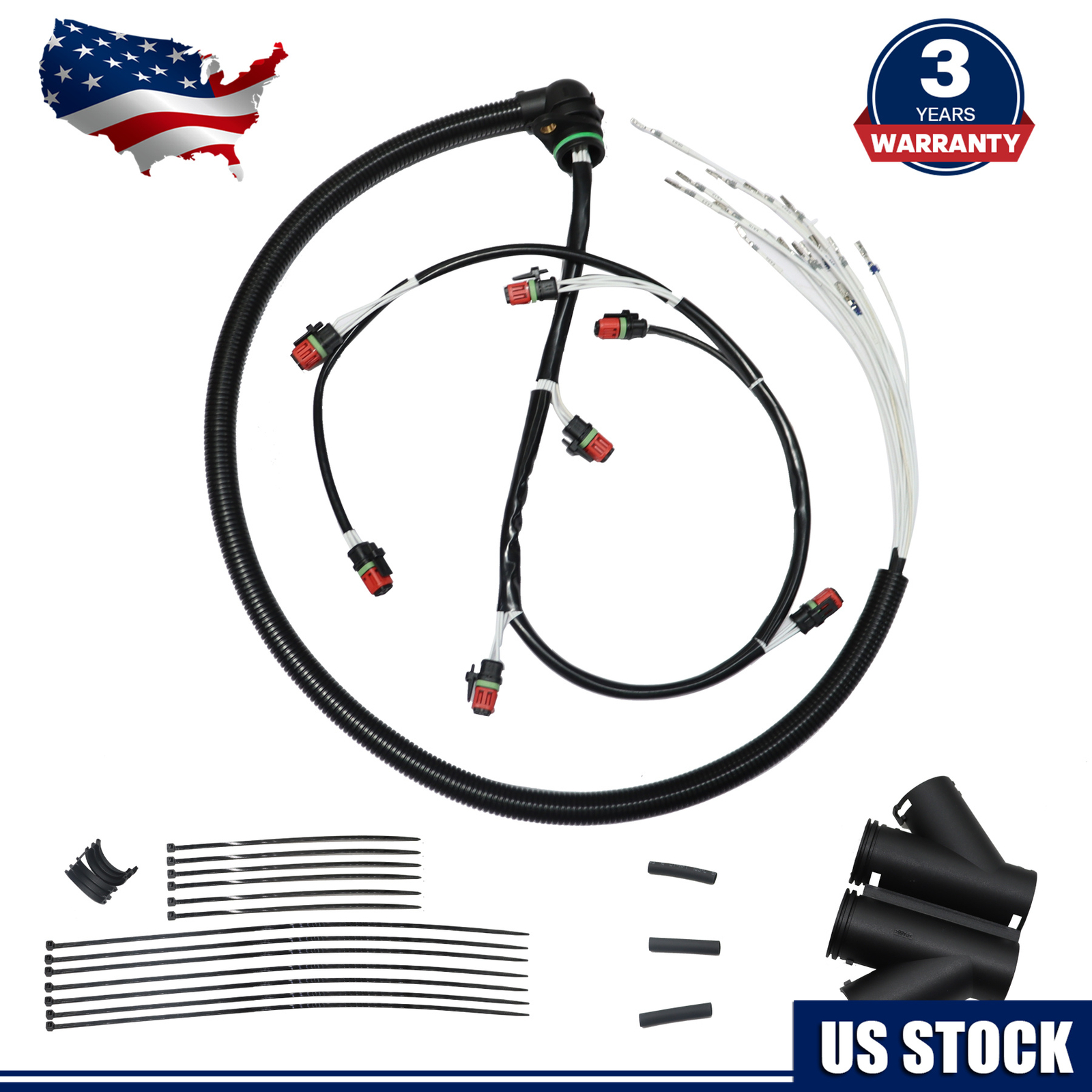 Fit For Volvo Truck D13 | Replaces: 22248490 New Engine Injector Wire Harness