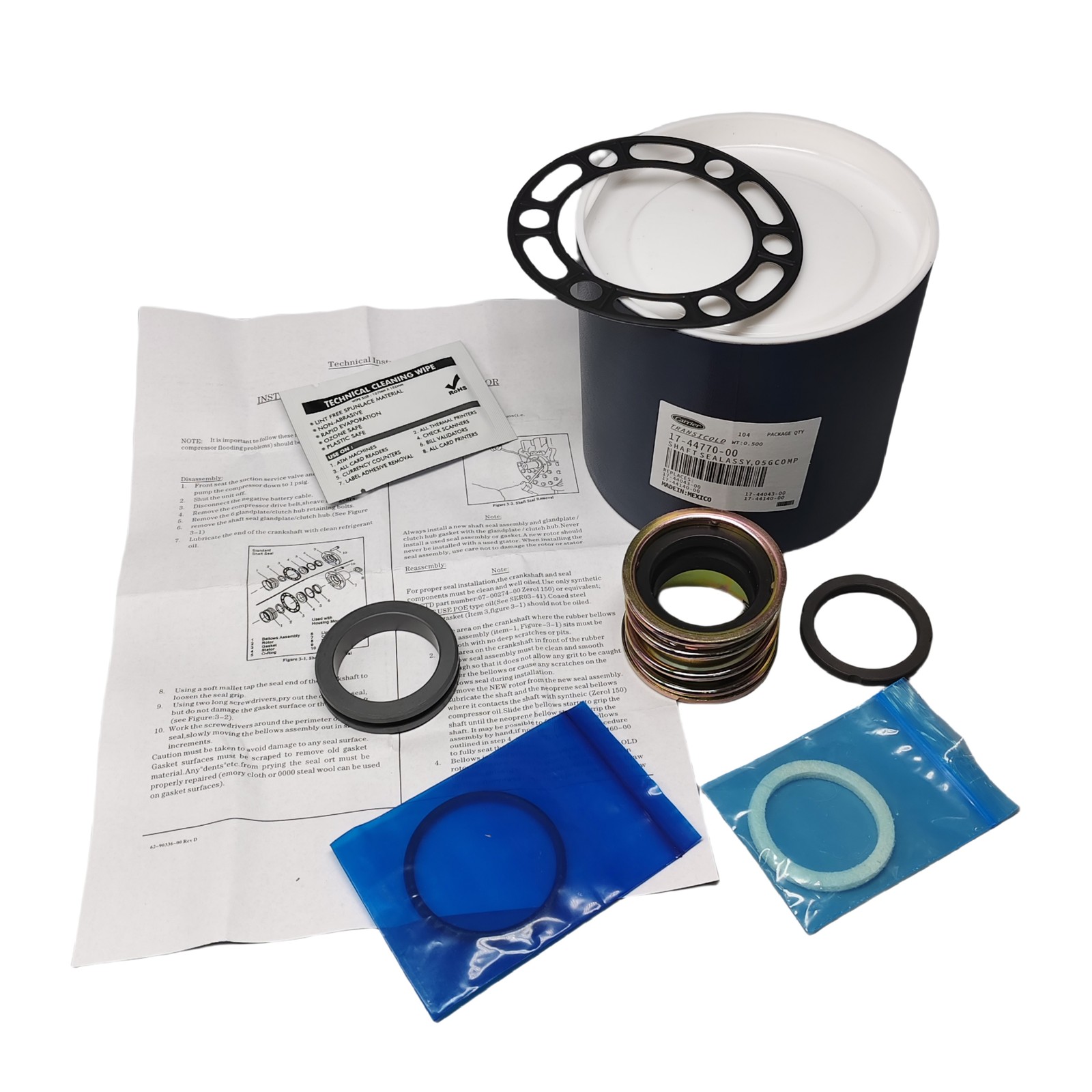 Fits 17-44770-00 FOR Carrier 05G Transicold 17-57026-00 Shaft Seal Kit NEW US
