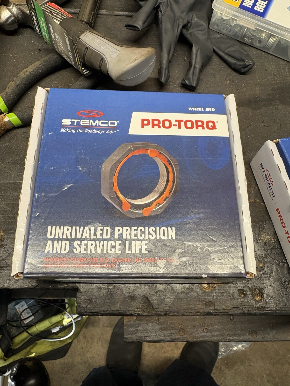 Stemco 447-4723 Pro-Torq Trailer Axle Spindle Nut 3.48″-12 Thread 8-Point