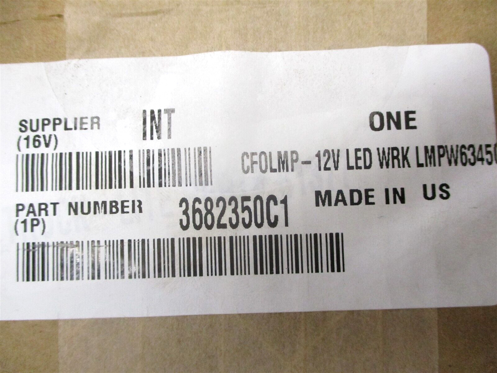 3682350C1 NEW INTERNATIONAL LED FLOOD WORK LIGHT STUD PEDESTAL MOUNTING
