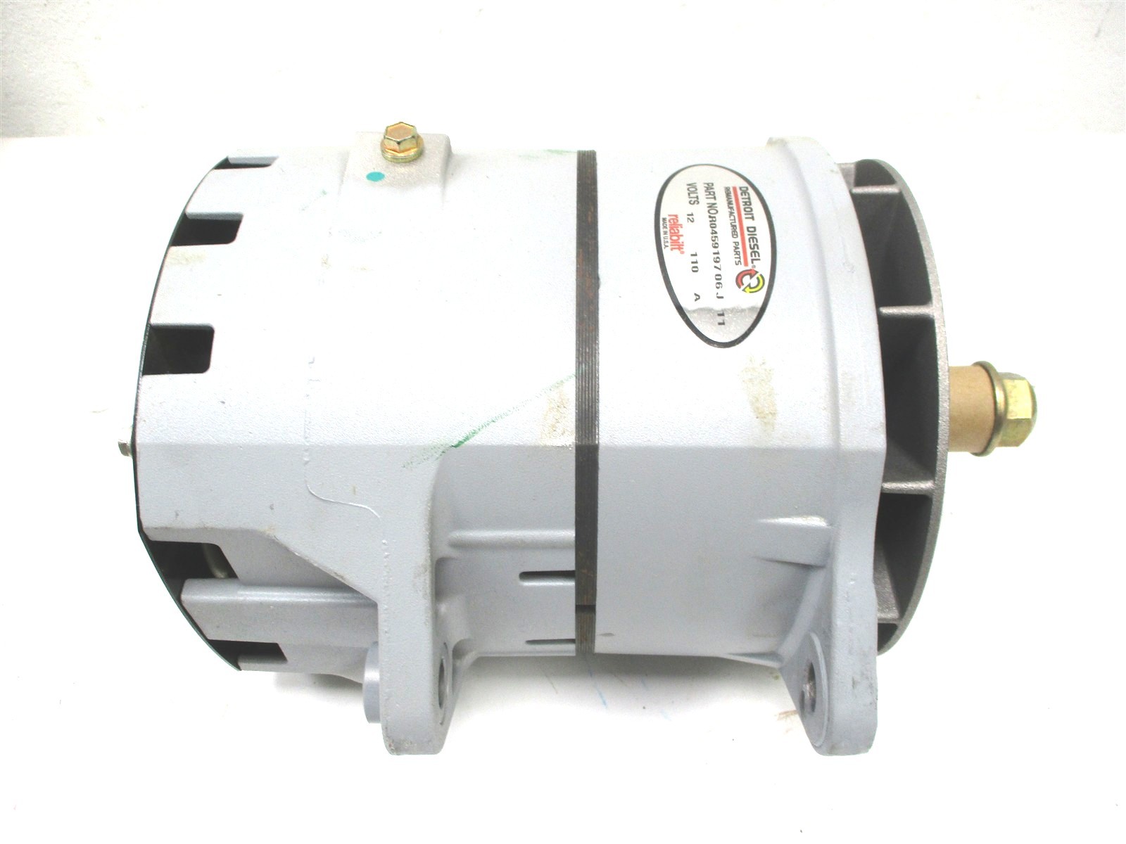 R0459197 REMAN RELIABILT DETROIT DIESEL 34SI ALTERNATOR 12V 110A