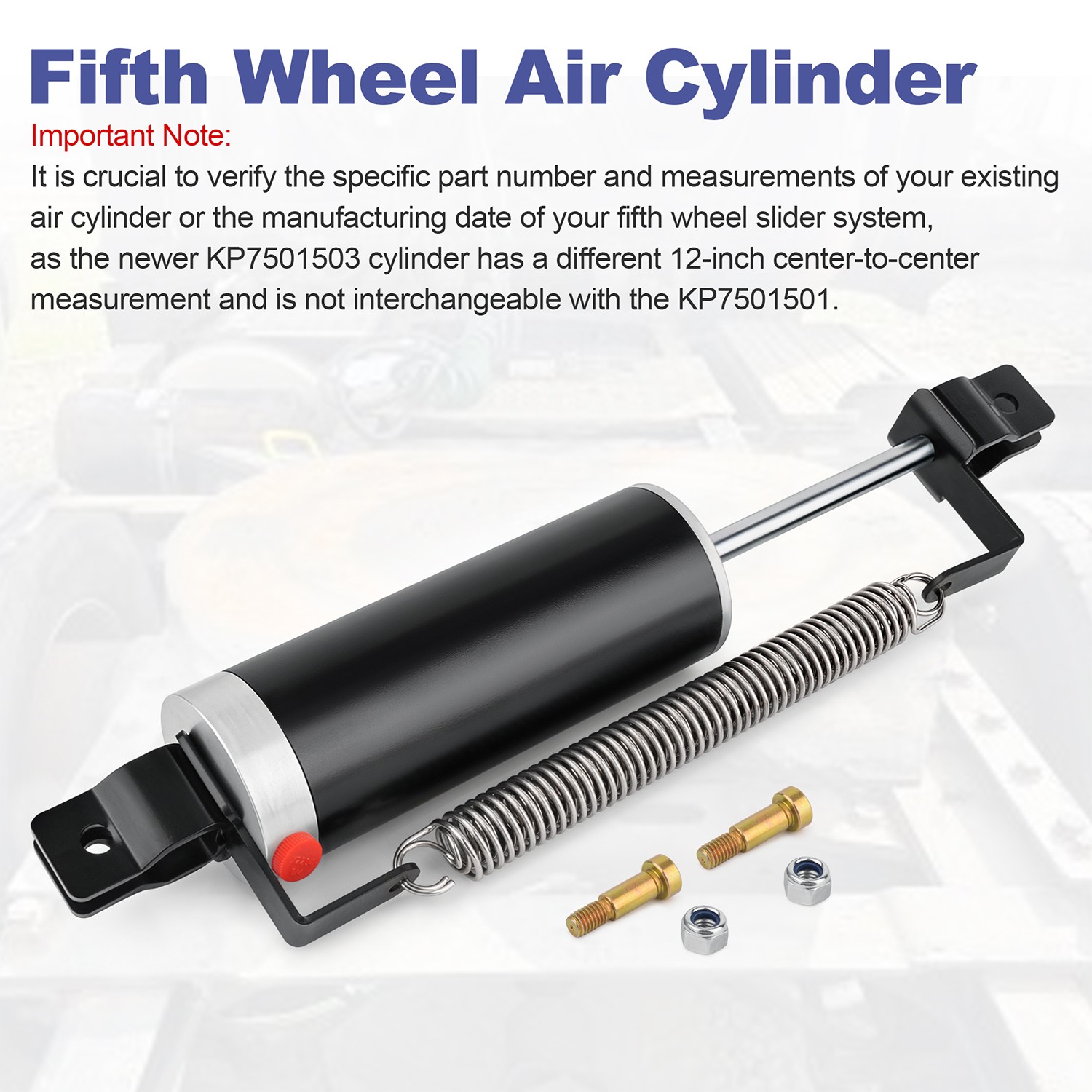 Jost Fifth Wheel Slider Air Cylinder KP7501501 – OEM Replacement 1770SK7501501