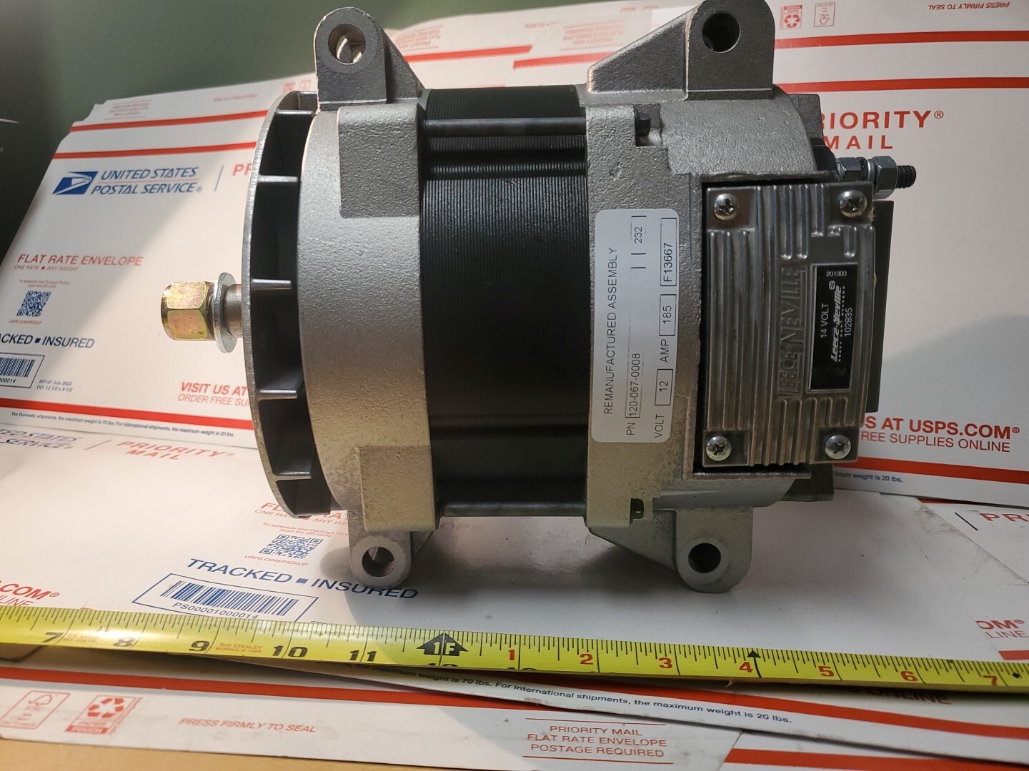 D&W 120-067-0008 D&W Remanufactured Leece Neville Prestolite Alternator 4900 ,T1