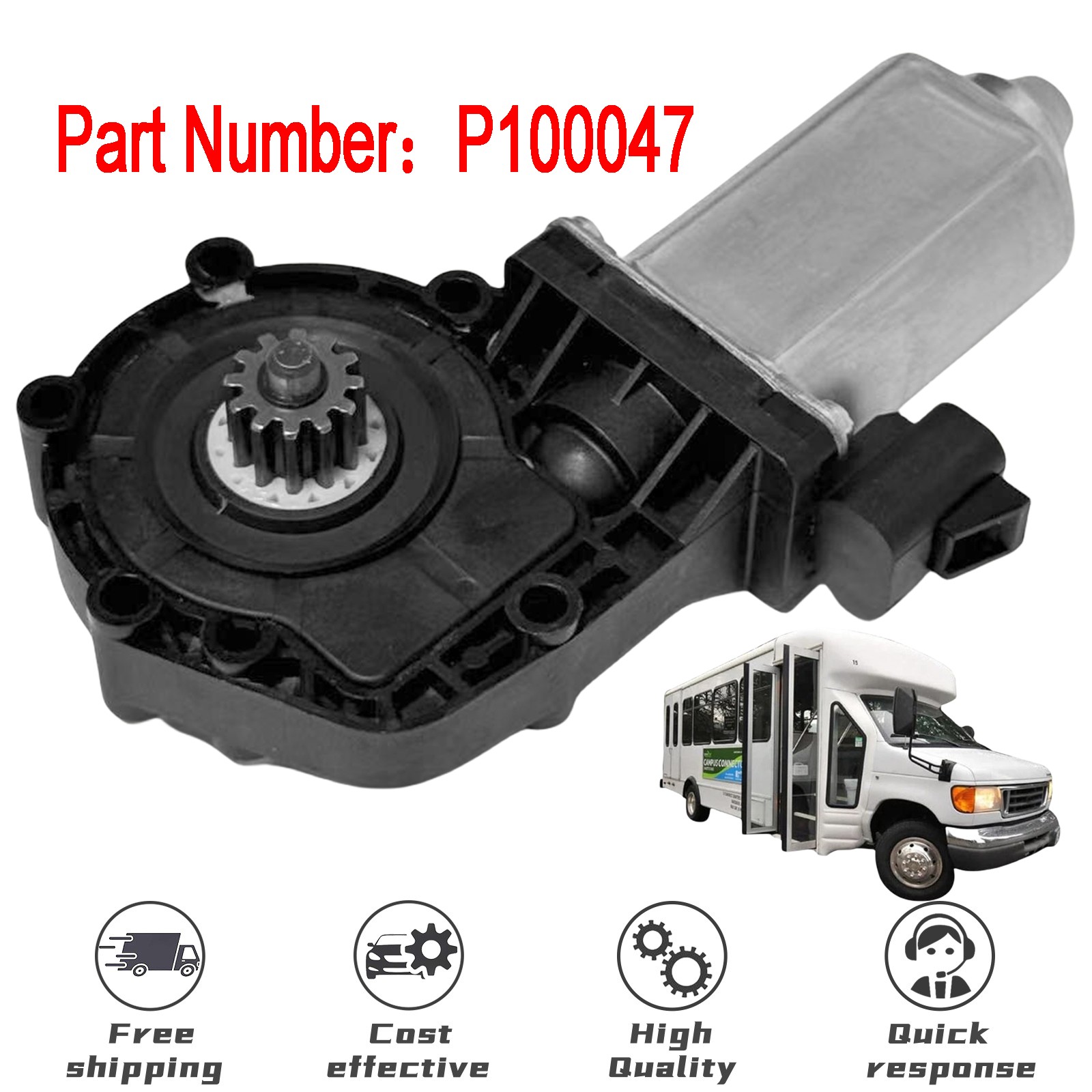 P100047 For A & M Systems 113260 New Bus Door Control Motor 21252144 US Stock