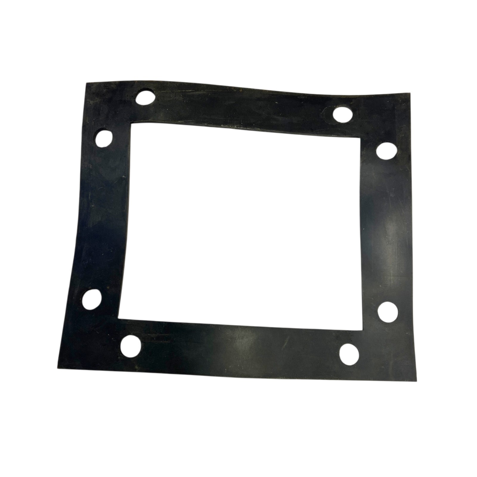 10 Pcs Square Rubber Flange Gasket 8 Bolt Hole Seal Plate Part 6402 022-02