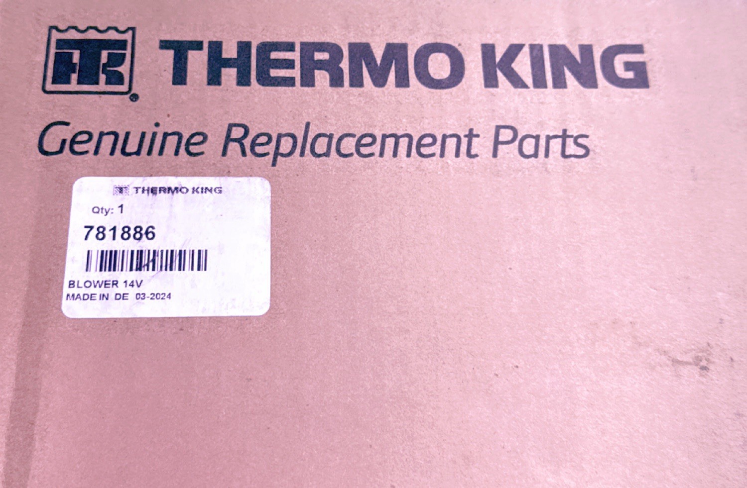 Genuine Thermo King™ Evap Blower Motor PN# 781886 (Precident / Spectrum)