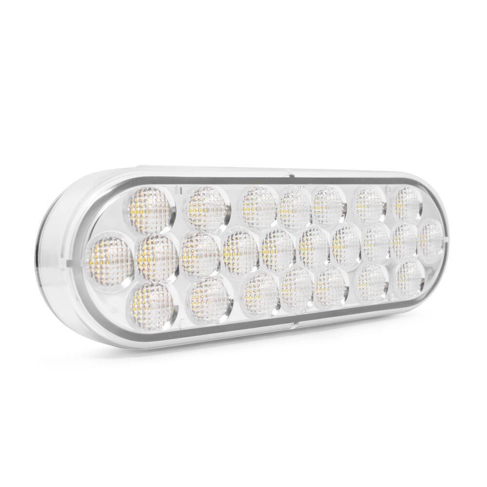 Pro LED 624C 6″ Oval White Backup/Reverse Light – Replaces Truck Lite 6060C