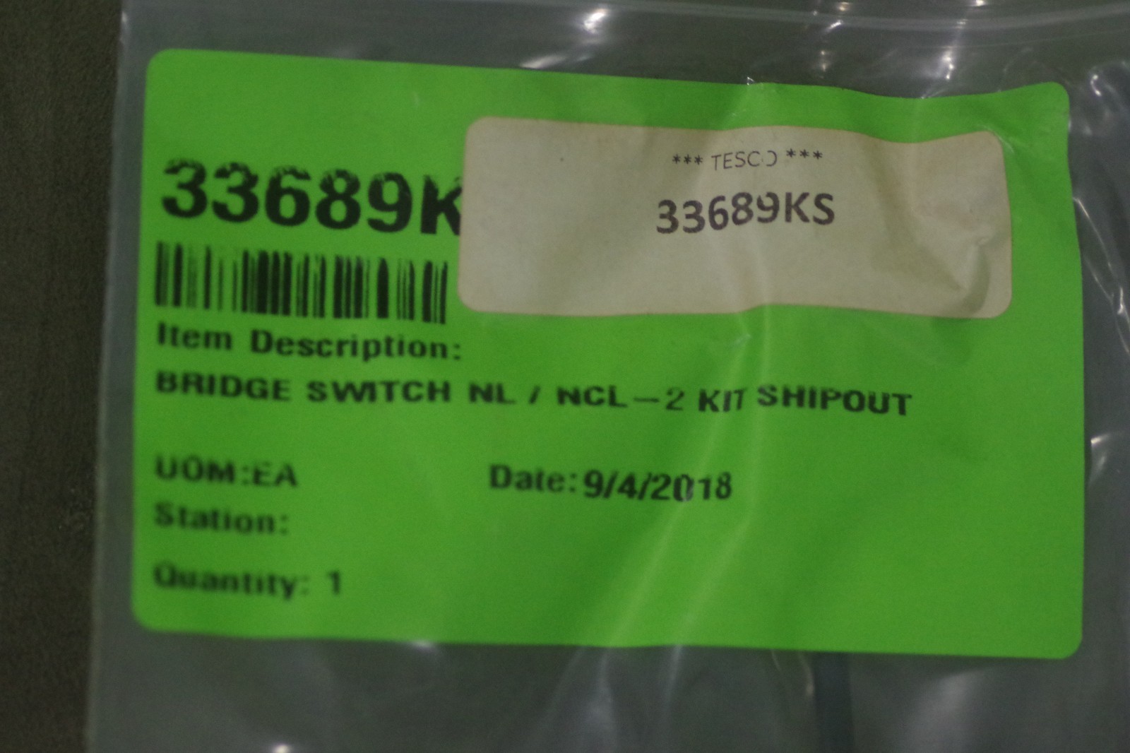 BRAUN BRIDGE SWITCH NL / NCL-2 KIT, BRAUN LIFT 33689KS NEW IN PACKAGE!