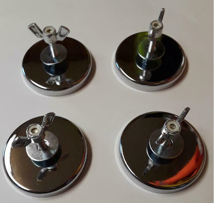 80# Magnetic Flag Holder Pilot Car/ Truck/ Oversize Trailer-4pk