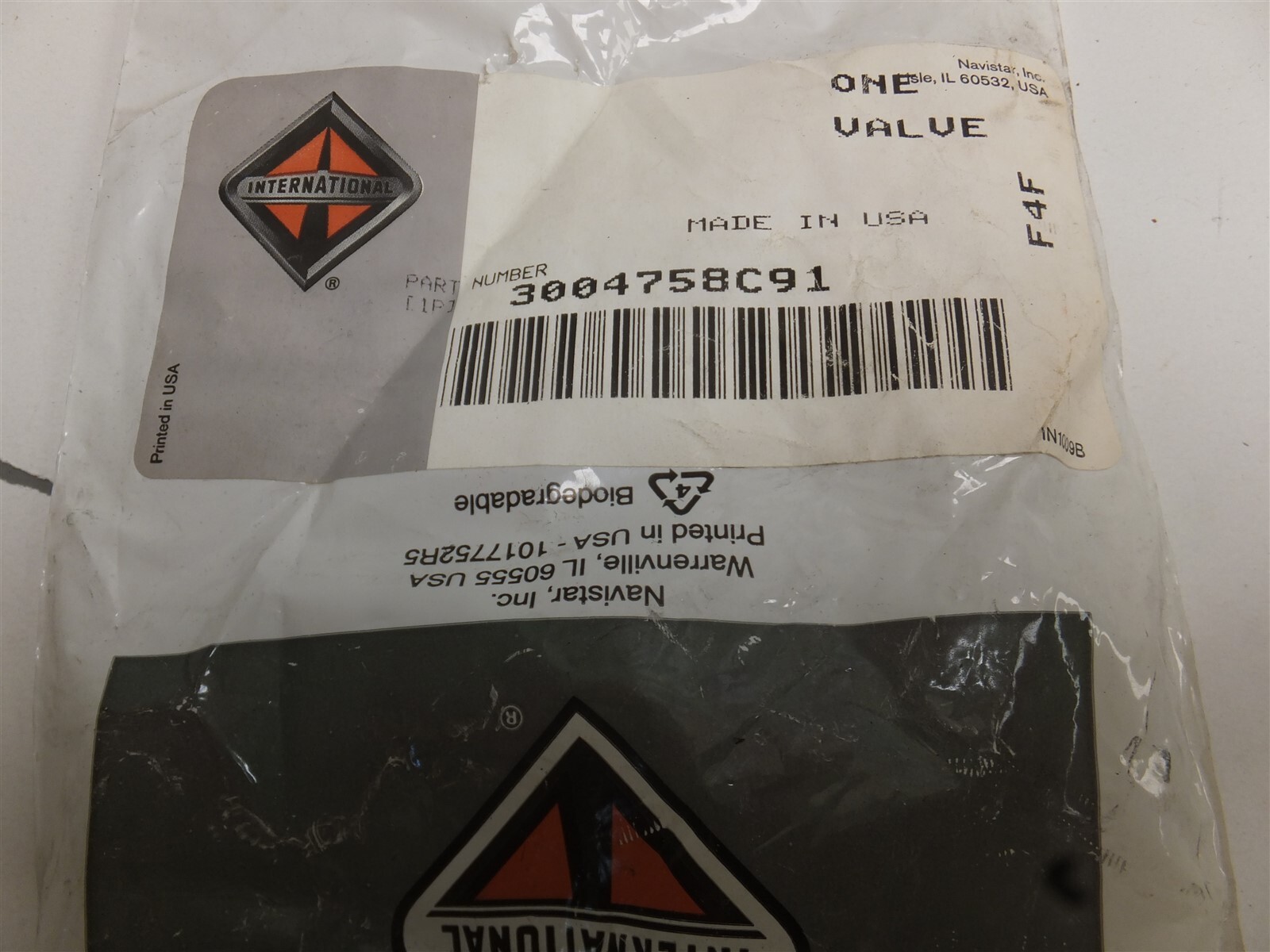 3004758C91 NEW INTERNATIONAL PRESSURE LIMITING VALVE ASSEMBLY 3005557C1