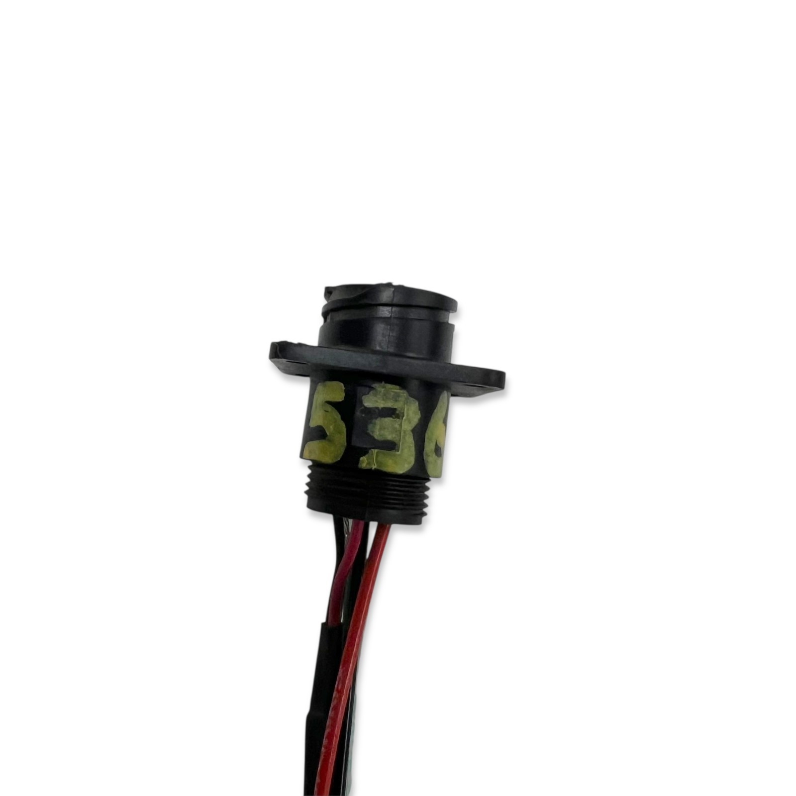 Luminator 504036-001 Rev C 6-Pin Panel Mount Circular Connector w Wiring Harness