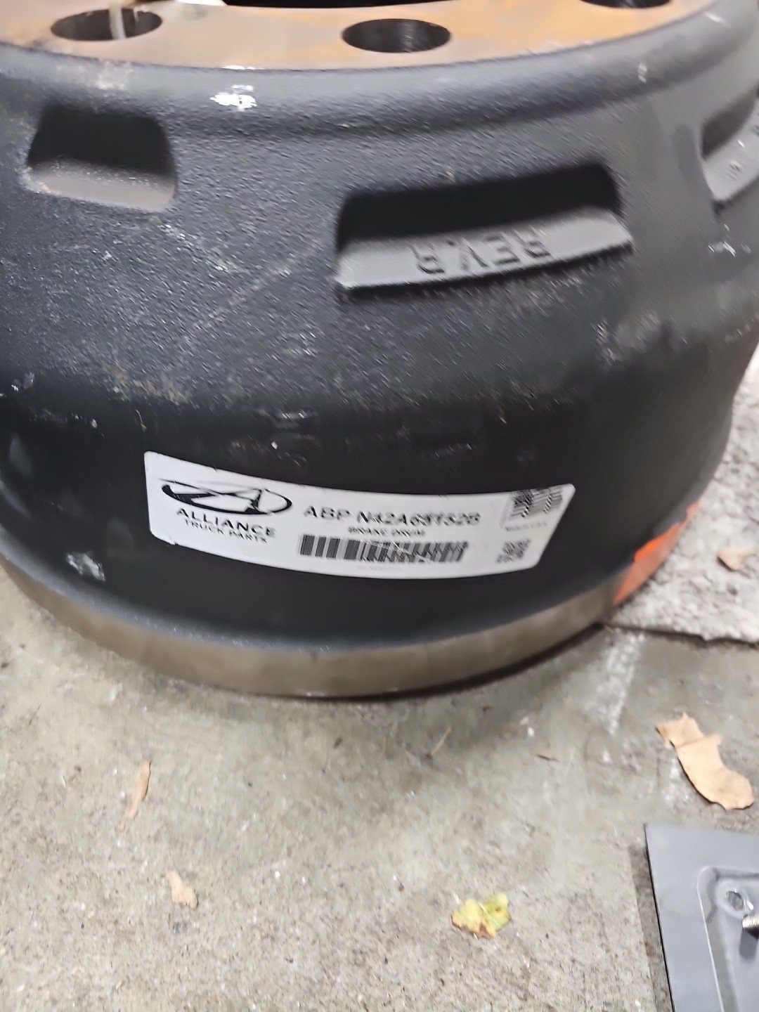 Alliance ABP-N42A65152B Front Drum Balanced 16.5 X *D