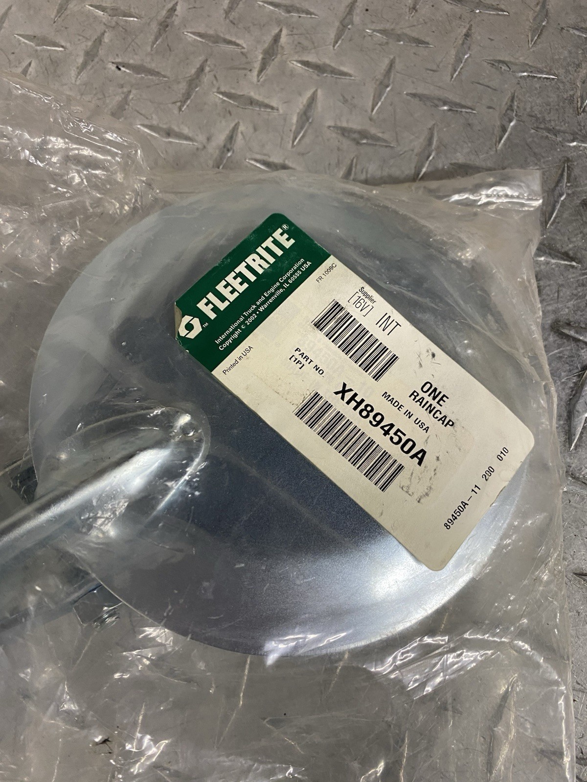 INTERNATIONAL RAIN CAP XH89450A OEM 89450A-11 FLEETRITE 5″