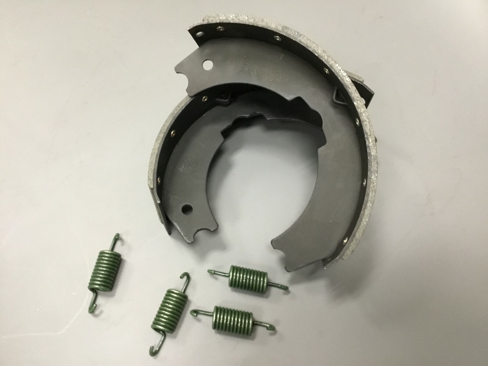 388912c91 Parking Brake Shoe set & spring kit 10” x 3” free same day shipping!