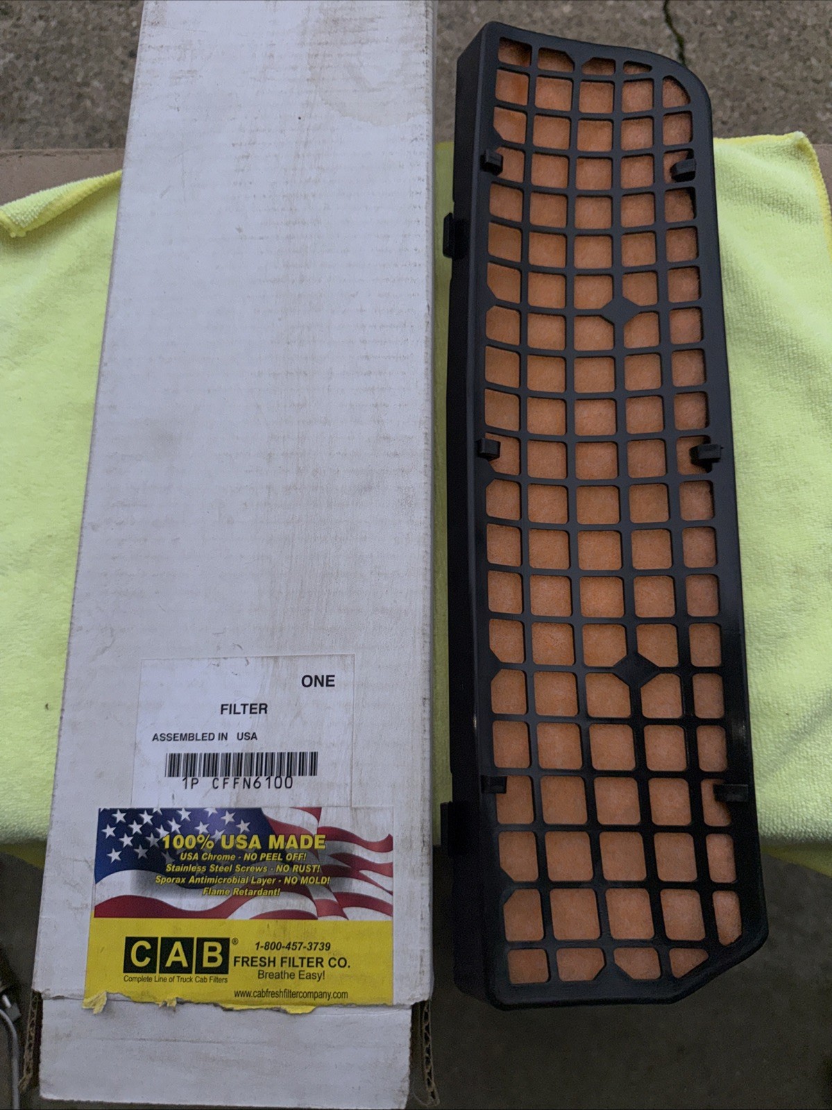 FRESH FILTER FOR NAVISTAR PDC FILTER ASSY CAB FRESH A/C CFFN6100