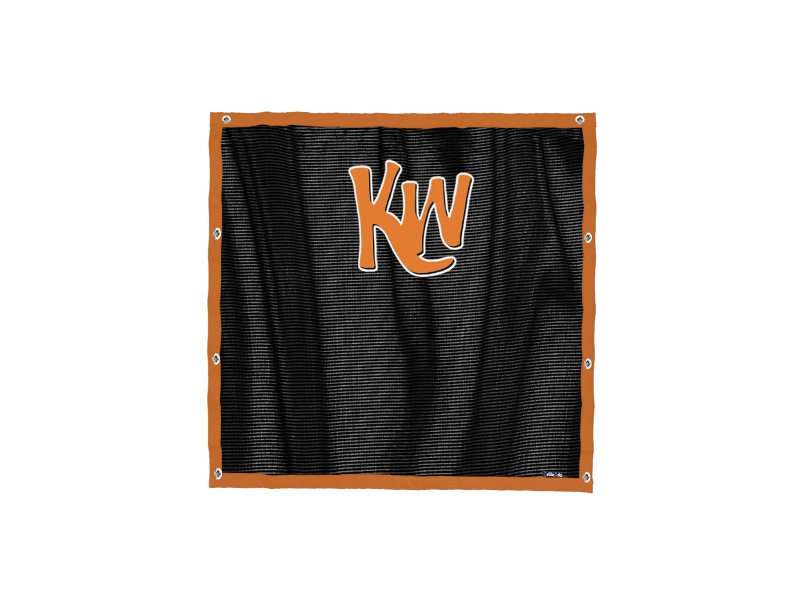 Premium Orange KW Mesh Bug Screen Fits Kenworth W900B by GrilleAdz
