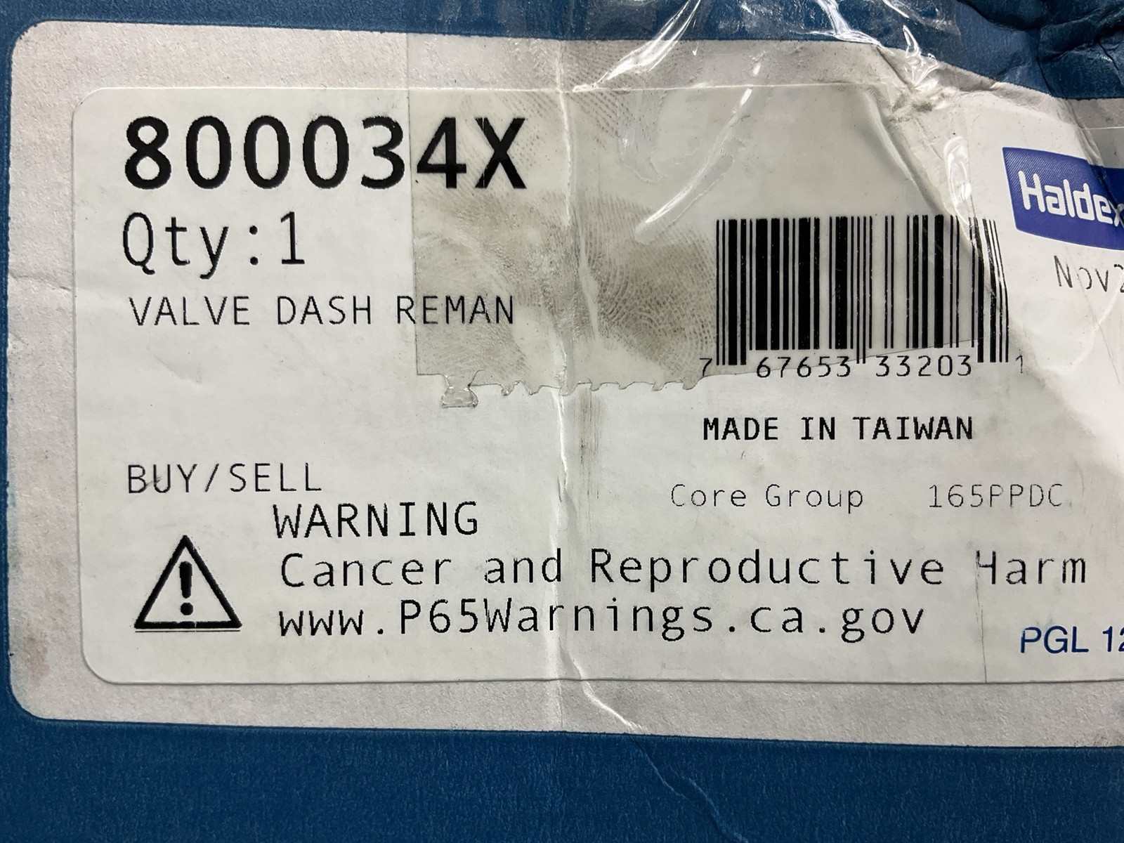 REMAN Haldex 800034X PP-DC Push-Pull Hand Control Park Brake Valve 1/4″-18 NPT