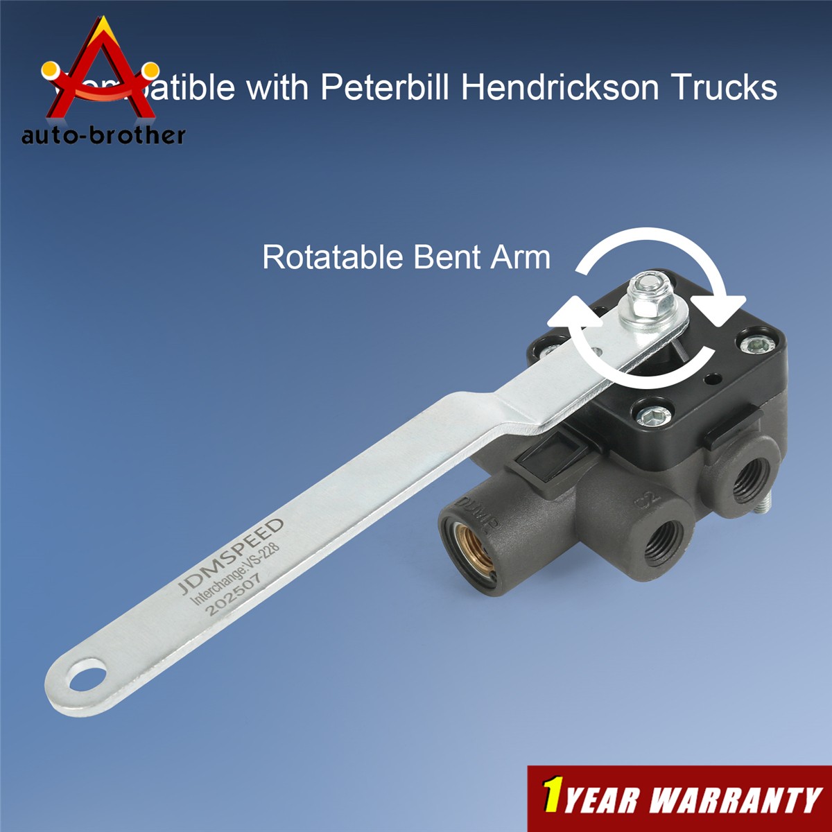 Height Control Valve For Hendrickson Replaces: Haldex VS-228, VS228, 3341974