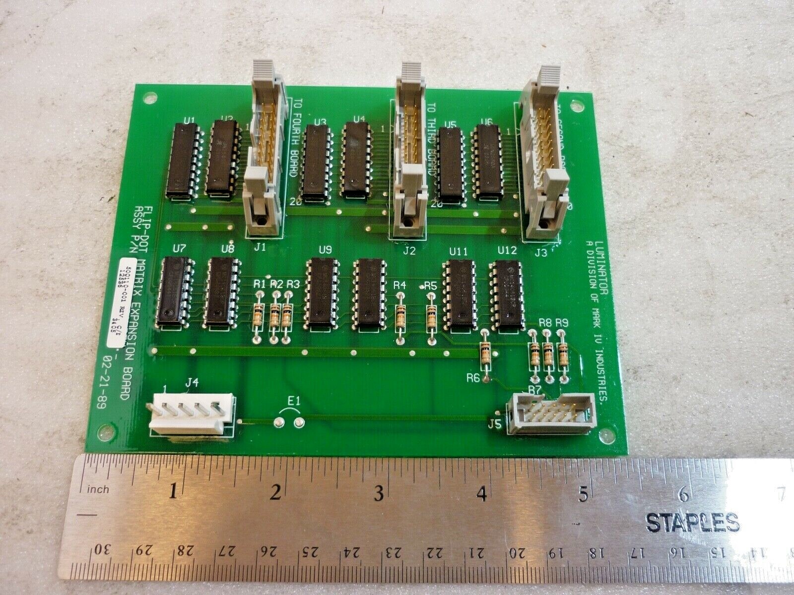 New Flyer PWA Flip Dot Matrix, P/N: 6315620