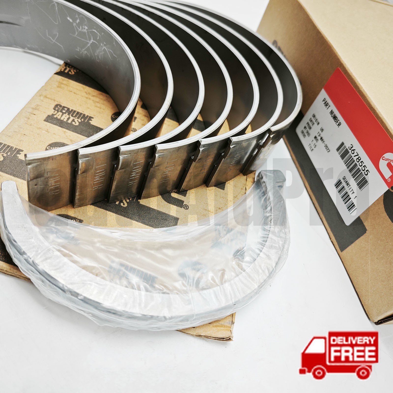 Brand new 3678555 Standard Main Bearing Kit for Cummins ISX. PAI 3800298