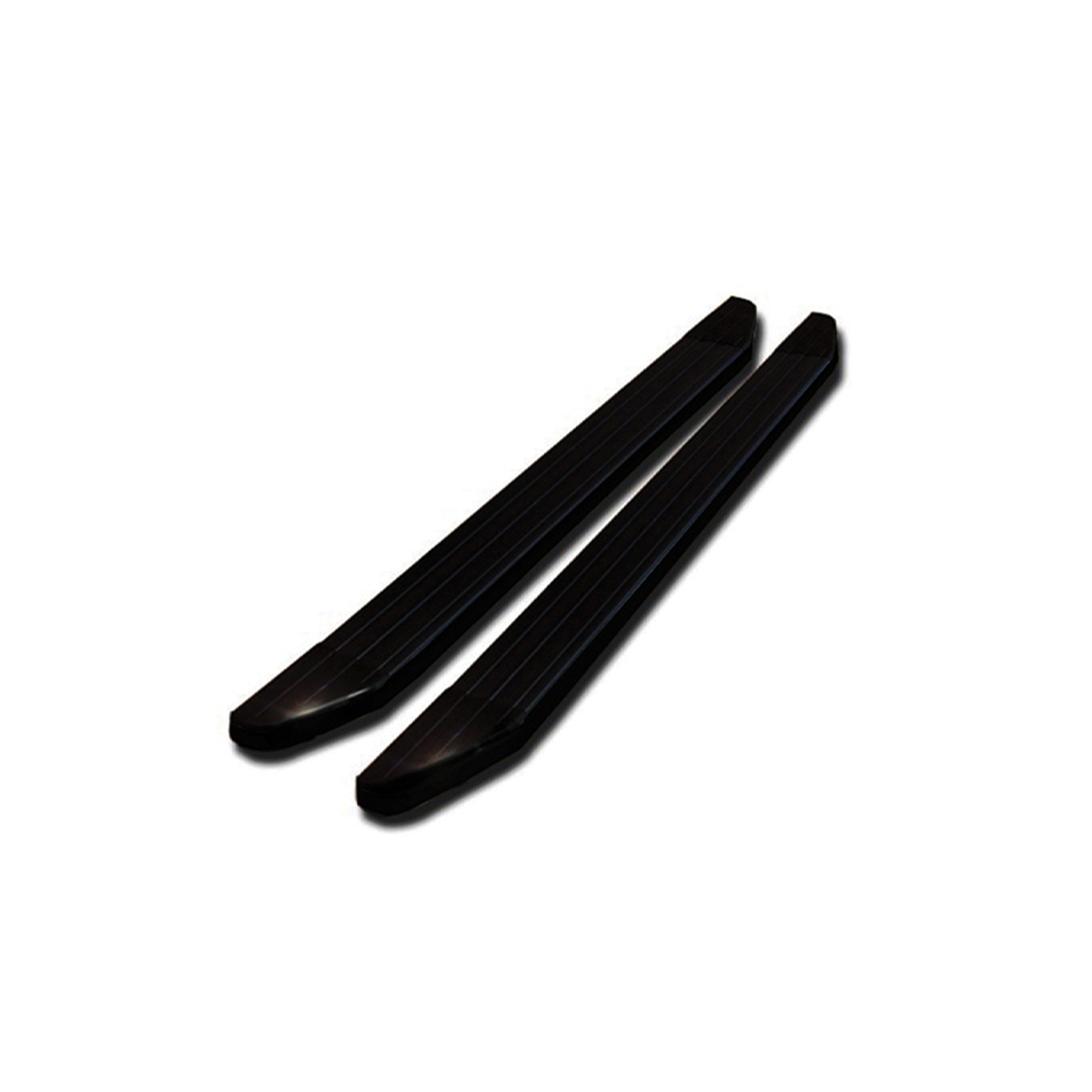 Black Horse Off Road Peerless Running Boards Black Aluminum Pr Hop109bk