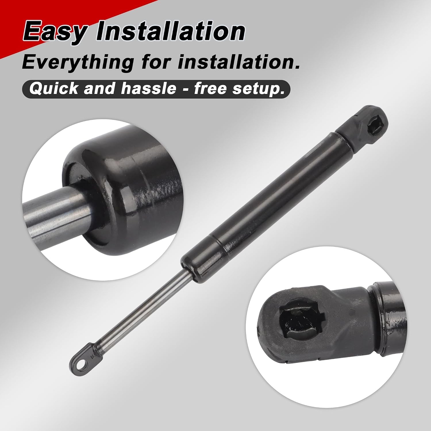 Heavy Duty Gas Spring Assembly W/ Screw Kit 6990-401765X1 For Mack Volvo Trucks